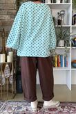 Scamp Lantern Sweatshirt Polka Dot Mint & Chocolate